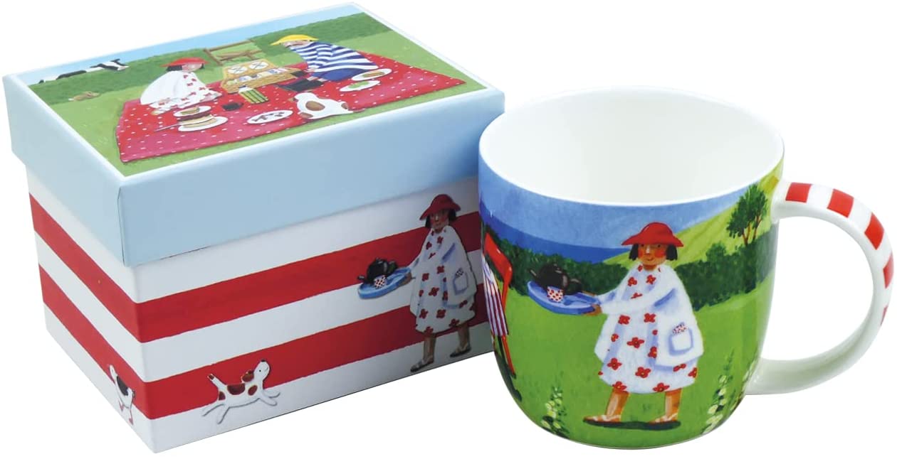 MR & MRS Fish Bone China Mug with Gift Box