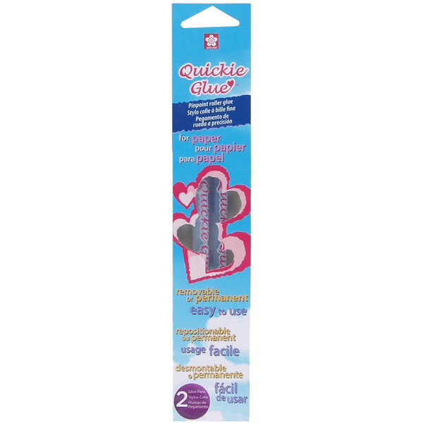 Sakura Quickie Glue Roller Pens 2/Pkg-.3oz,  Other,  Multicoloured - hanrattycraftsgifts.co.uk