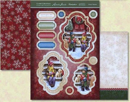 hunkydory adorable scorable luxury card collection classic christmas winter warmer - hanrattycraftsgifts.co.uk