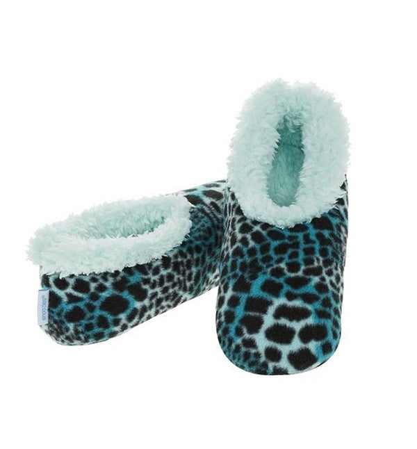 Snoozies Slippers Bright Print Fleece Ladies UK 3/ - hanrattycraftsgifts.co.uk