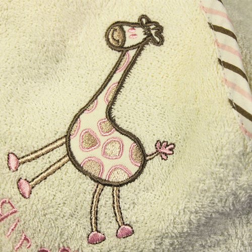 Snuggle Baby Giraffe Cuddle Robe Hooded Baby Towel - hanrattycraftsgifts.co.uk
