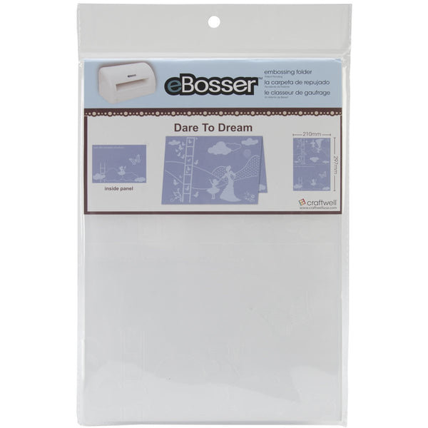 Craftwell USA Dare to Dream Embossing Folder, 8.27 by 11.69-Inch - hanrattycraftsgifts.co.uk