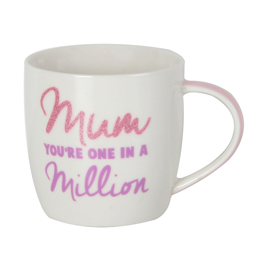 "Mum You're One In A Million" Mug - hanrattycraftsgifts.co.uk