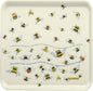 Buzzing Bees - Emma Ball Colourful Square Melamine Tea Tray