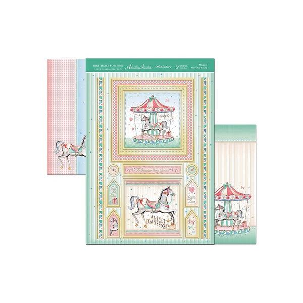 Hunkydory Crafts Birthdays for Her A4-Magical Merry Go-Round Luxury Topper Set - hanrattycraftsgifts.co.uk