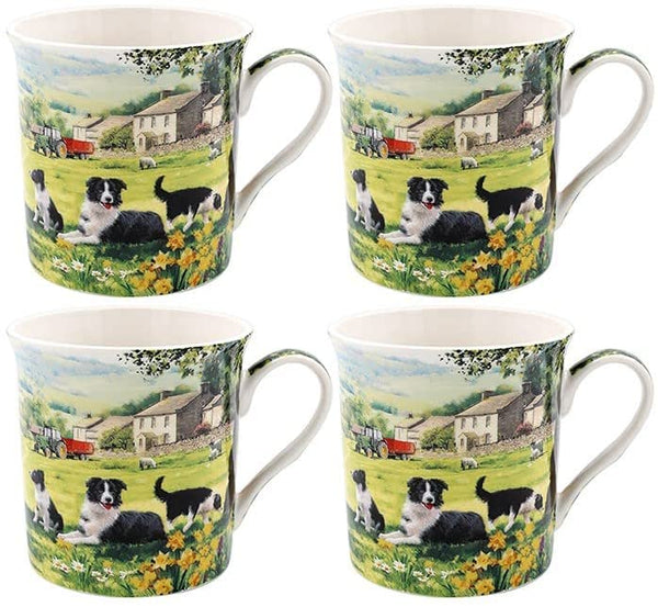 Collie & Sheep Mugs Set of 4 LP94728