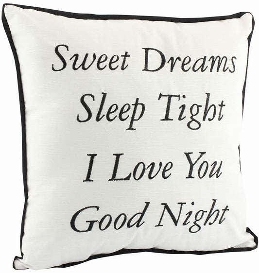 Sweet Dreams Sleep Tight Decorative Cushion