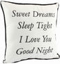 Sweet Dreams Sleep Tight Decorative Cushion