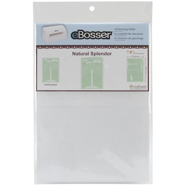 Craftwell USA Natural Splendor Embossing Folder, 8.27 by 11.69-Inch - hanrattycraftsgifts.co.uk
