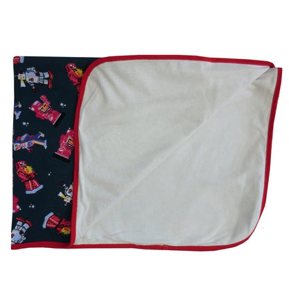 robot cotton blanket - hanrattycraftsgifts.co.uk