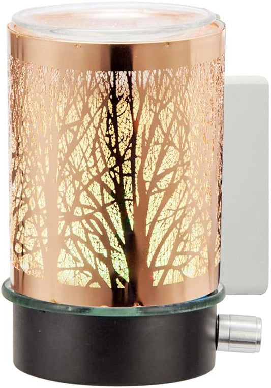 Sense Aroma Color Changing Tree Wax Burner - Rose Gold