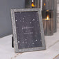 Santa's Workshop 5" x 7" - Silver Glitter Epoxy Inlay Photo Frame