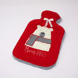 Country Club Thick Sherpa Fleece 2 Litre Hot Water Bottle - hanrattycraftsgifts.co.uk