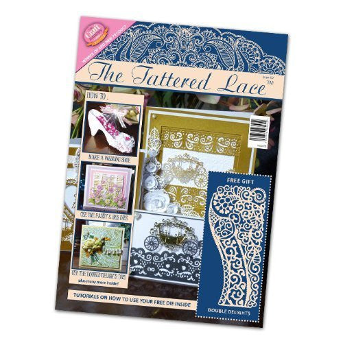 The Tattered Lace Craft Magazine Issue 2 + Free Double Delights Metal Die by Tattered Lace - hanrattycraftsgifts.co.uk