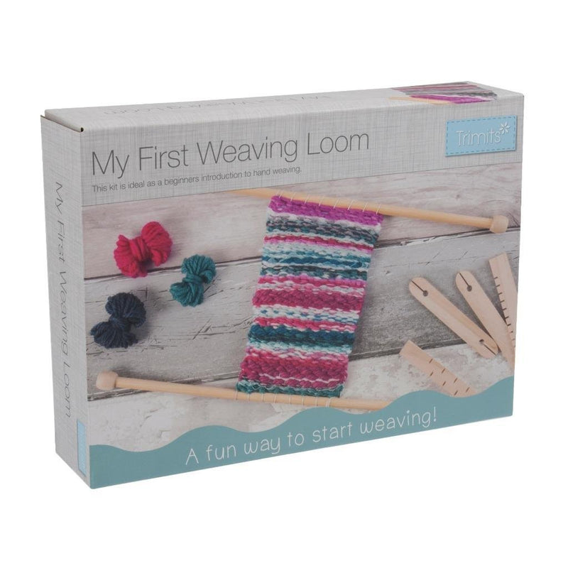 my first weaving loom - hanrattycraftsgifts.co.uk