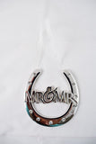 Wedding Silver Mr & Mrs Horse Shoe Keepsake Wedding Day Gift for bride and groom - hanrattycraftsgifts.co.uk