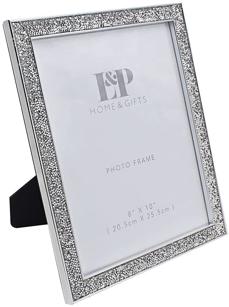 LEONARDO Lesser and Pavey Silver Multicrystal Frame 8x10