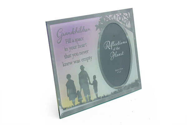 Grandchildren Sentiment - Fill a space in your heart photo frame gift - hanrattycraftsgifts.co.uk