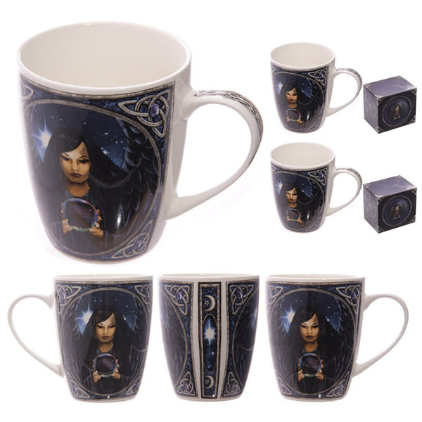 Lisa Parker Dark Angel Bone China Mug - hanrattycraftsgifts.co.uk