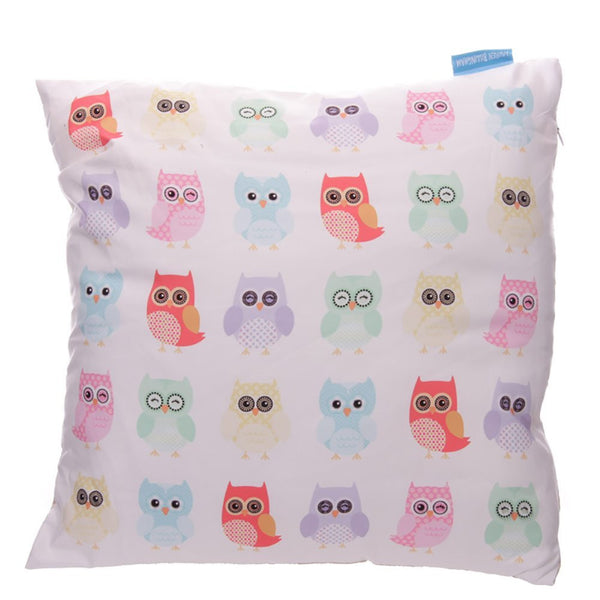 Lauren Billingham Cute Owls Printed Cushion Cover. A perfect gift for that Birthday Gift, Christmas Present or Fathers day gifts etc... - hanrattycraftsgifts.co.uk