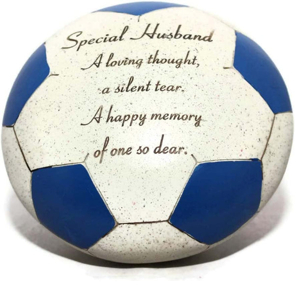 David Fischhoff Special Husband Memorial Football, Stone, Cream/Blue,