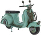 Lesser & Pavey Vintage Effect Tin Metal Classic Blue Scooter Model - Vintage Transport Collection
