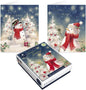 Tom Smith 20 Boxed Luxury Christmas Cards Traditional Snowman Design