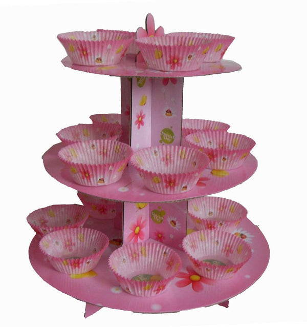 CLUB GREEN Cake Stand Kit For Girl, Pink - hanrattycraftsgifts.co.uk