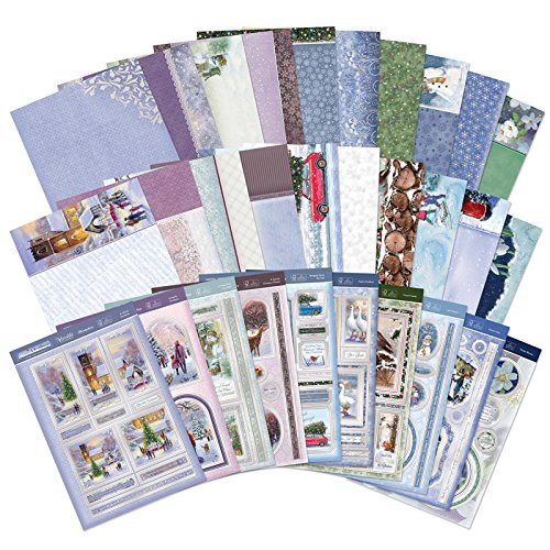 Hunkydory White Christmas Luxury Topper & Card Collection - hanrattycraftsgifts.co.uk