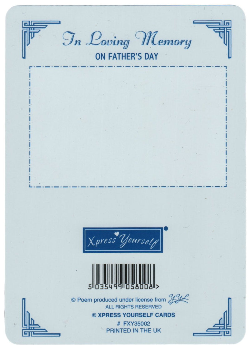 In Loving Memory - Precious Memories Of You On Father's Day - Grave/Graveside Memorial Card - hanrattycraftsgifts.co.uk