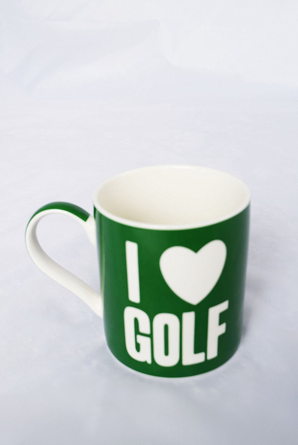 I Heart Love Golf Mug Fathers Day Birthday Mens Golfing Him Gift Cup Dad Present - hanrattycraftsgifts.co.uk