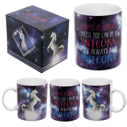 Unicorn Mug - Always be Yourself Unless You Can be a Unicorn [Lauren Billingham] - hanrattycraftsgifts.co.uk