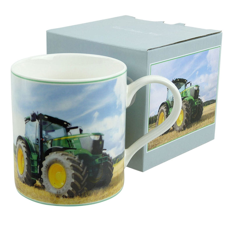 Harvest Rural Countryside green mug - hanrattycraftsgifts.co.uk
