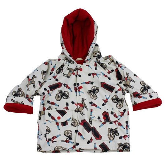 Powell Craft Boys Horse & Guard Raincoat-Rain Mac. - hanrattycraftsgifts.co.uk
