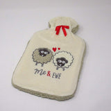 Country Club Thick Sherpa Fleece 2 Litre Hot Water Bottle - hanrattycraftsgifts.co.uk