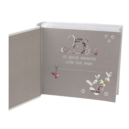 Tracey Russell 17x17 1up Album 100x 4"x6" - 25th Anniversary - hanrattycraftsgifts.co.uk