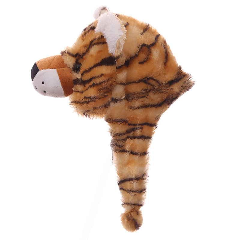 Wild Woolies Character Hats - Super Plush and Soft (TIGER) - hanrattycraftsgifts.co.uk