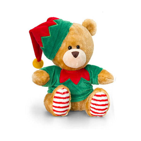 Keel Toys Christmas Pipp The Bear Festive Plush Toy - hanrattycraftsgifts.co.uk