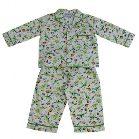 Powell craft Boys Pyjamas - Dinosaur design (2-3 years) - hanrattycraftsgifts.co.uk