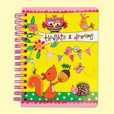Rachel Ellen Small Hardback Notebook - Thoughts & Dreams - hanrattycraftsgifts.co.uk