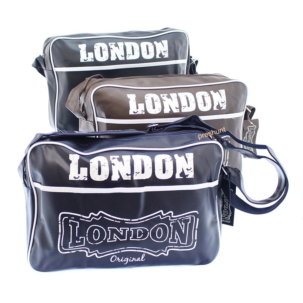 London Messenger Bag - Matt Black - hanrattycraftsgifts.co.uk