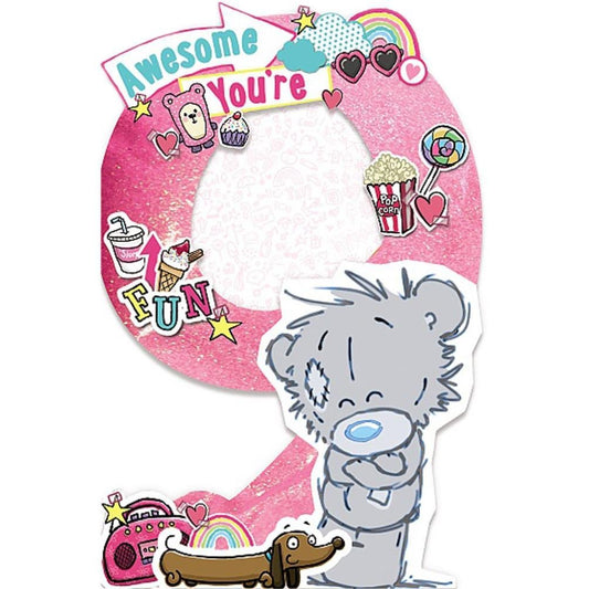My Dinky 9th Birthday Me to You Bear Birthday Card - hanrattycraftsgifts.co.uk