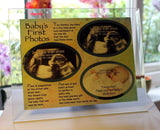 Inspirational Glass Poem Photo Frame Gifts New Baby Present First Images Keepsake to Treasure Forever! - hanrattycraftsgifts.co.uk