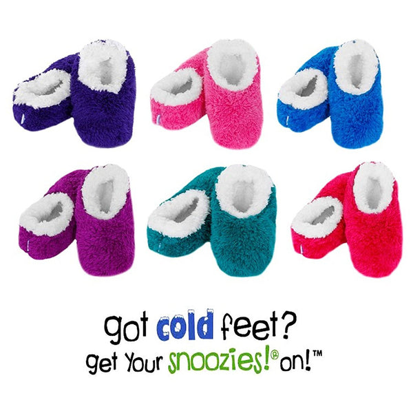OMG! Snoozies Slippers, Cosy, Comfy, Sherpa Fleece ~ Small Ladies Size UK 3-4 - hanrattycraftsgifts.co.uk