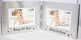 Babys 1st & 2nd Scan 5" x 3.5" Photo Frame - hanrattycraftsgifts.co.uk