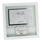 Love & Cherish Wedding White MDF Frame 6" x 4" Engagement - hanrattycraftsgifts.co.uk