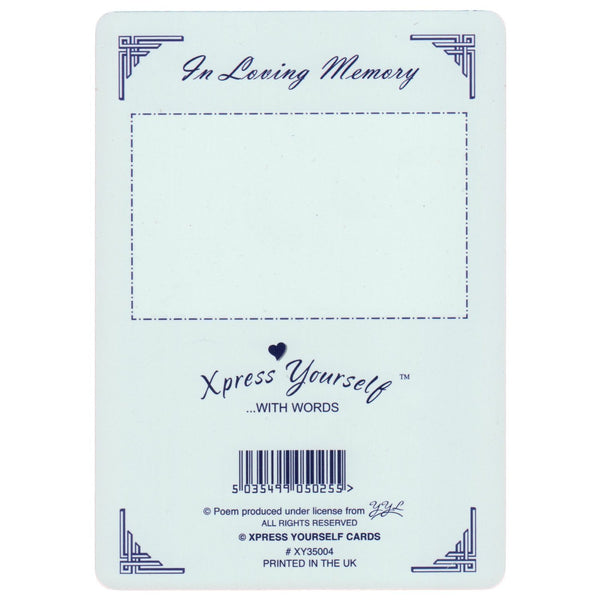 Xpress Yourself Mum Loving Memory Graveside Memorial Card 5.75" x 4.25" - Mum, I Miss You So - hanrattycraftsgifts.co.uk