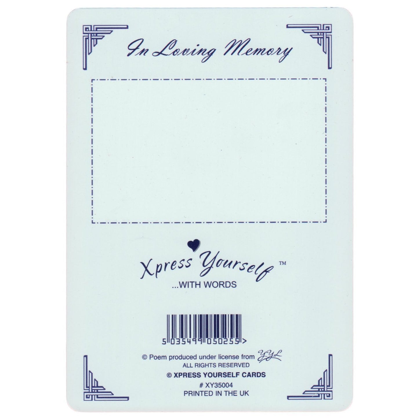 Xpress Yourself Loving Memory Graveside Memorial Card & Holder 5.75 X 4" Relations Friends Etc - Dear Daughter 35013 - hanrattycraftsgifts.co.uk