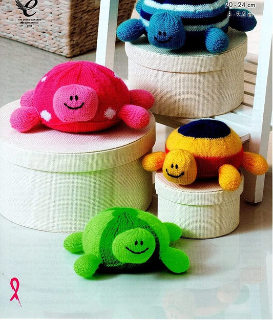 KING COLE Dark Yarn Pattern Knitwear - Turtles 9043