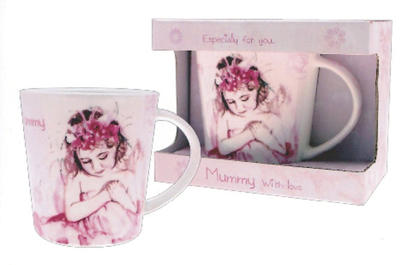 VINTAGE LANE CHINA MUG FOR MUMMY WITH LOVE IDEAL GIFT - hanrattycraftsgifts.co.uk